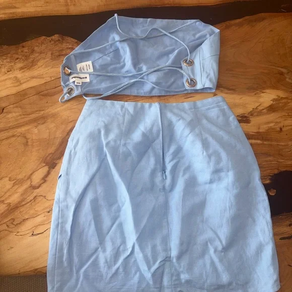 Light Blue Two-Piece Set - Picture 4 of 4